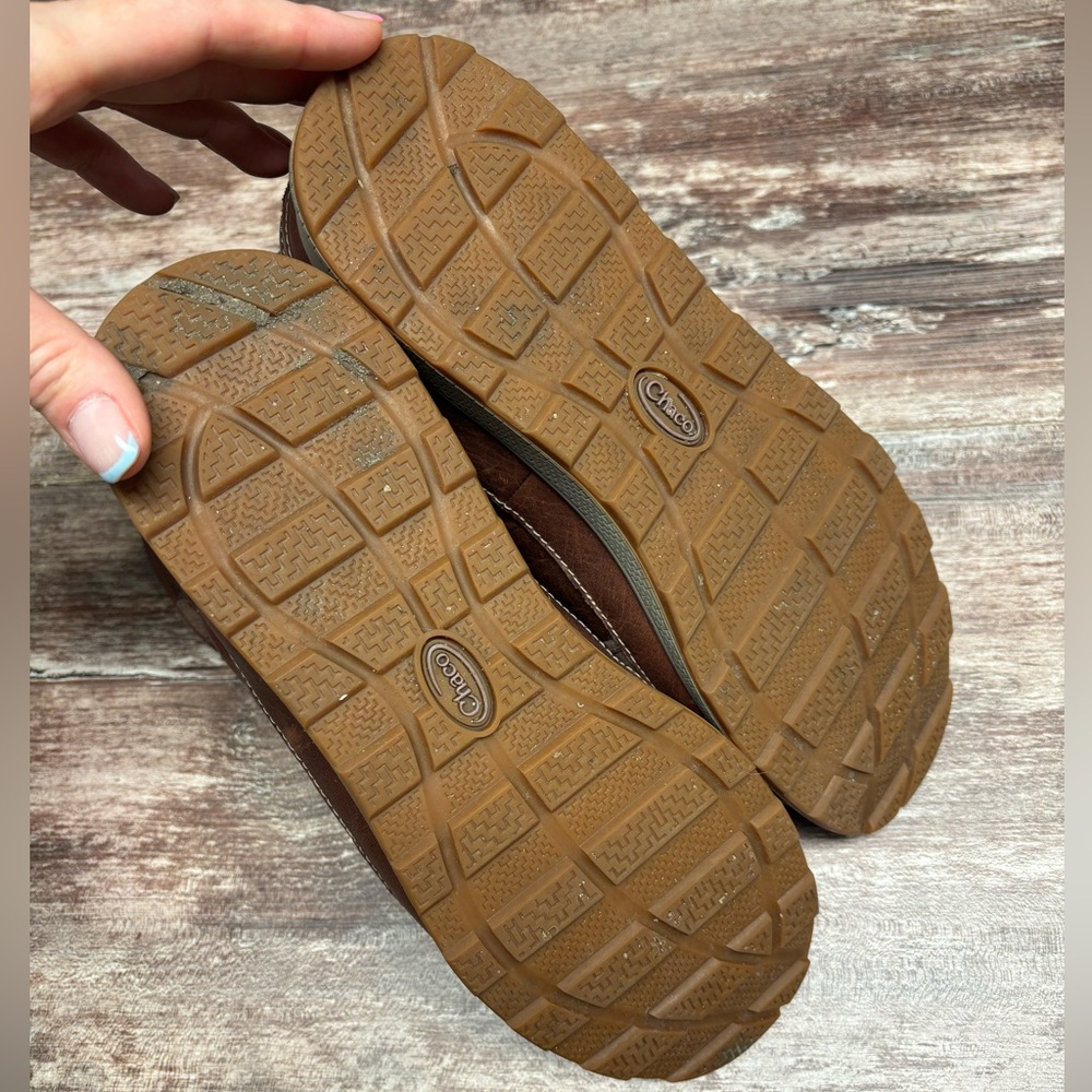 Chaco Women's Brown Leather Lace-Up Boots Sierra Waterproof Leather Hiking 9.5 - Picture 8 of 10